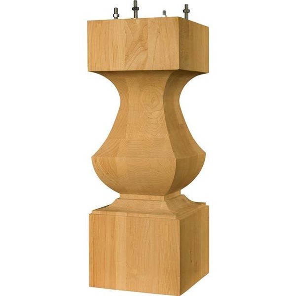 Osborne Wood Products 22 x 8 Transitional Pedestal (No Holes) in Knotty Pine 11732P